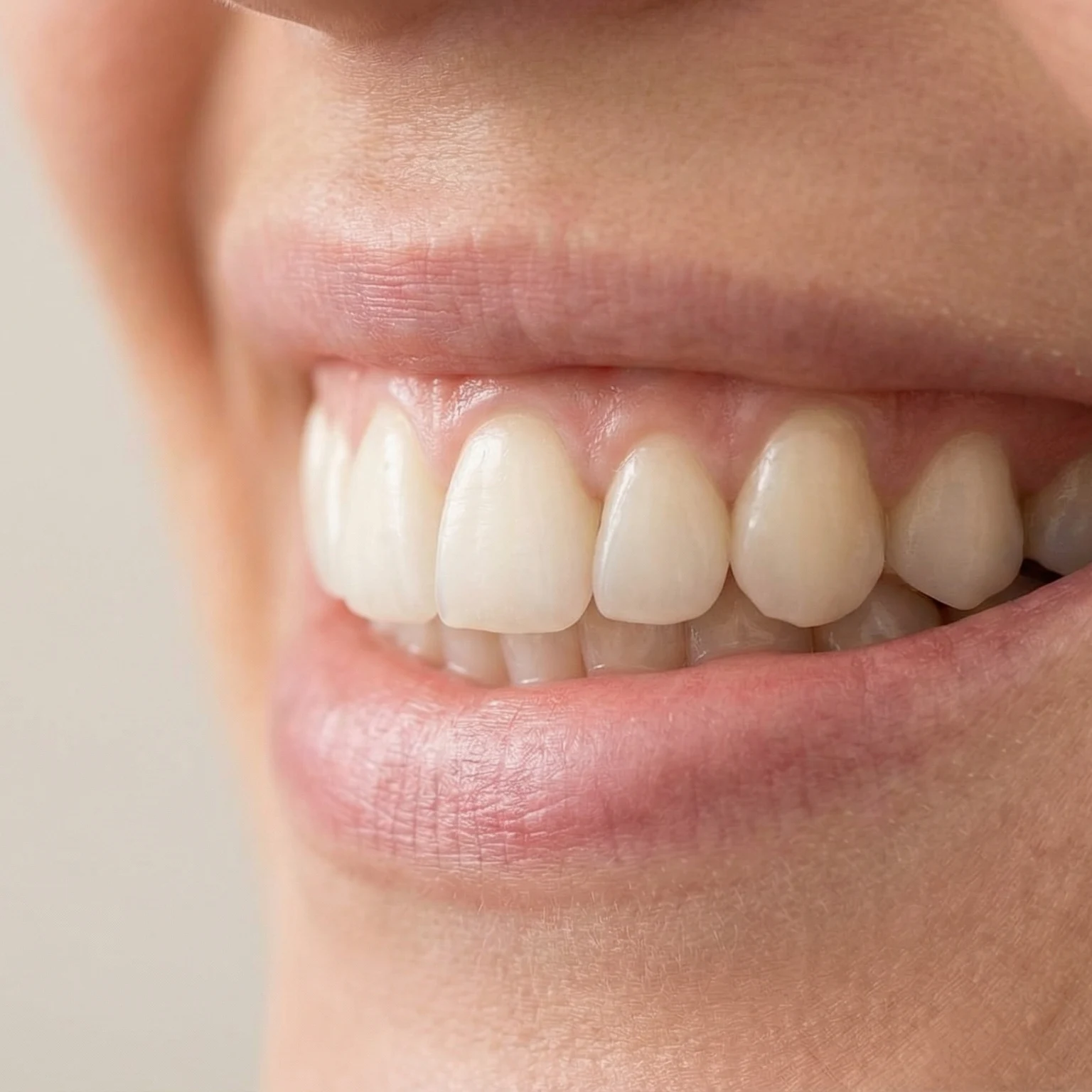 Closeup of healthy restored tooth with tooth-colored filling showing seamless natural appearance Dalton GA